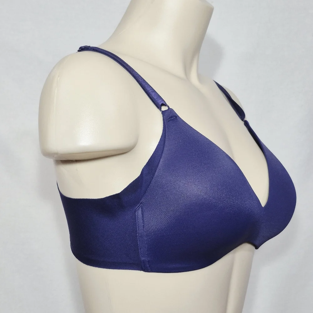 34B Warner's‎  RM0561 RM7561 Simply Perfect Underarm Smoothing Wireless Bra Navy
